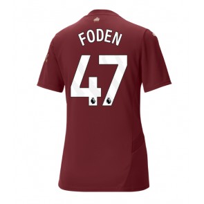 Manchester City Phil Foden #47 Tredjetröja Dam 2024-25 Kortärmad